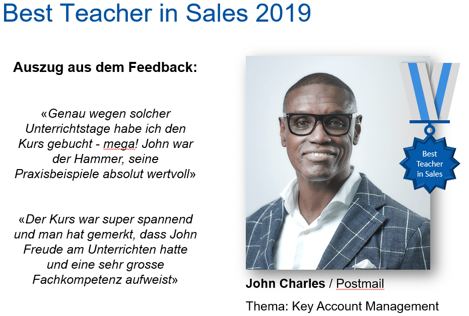 You are currently viewing Best Teacher in Sales 2019