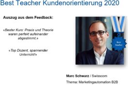 Best Teacher Kundenorientierung 2020